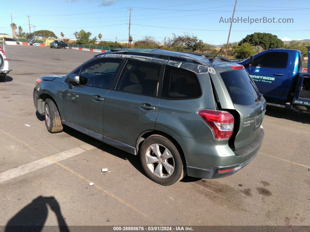 2015 Subaru Forester 2.5i Premium Gray vin: JF2SJADC3FH496519