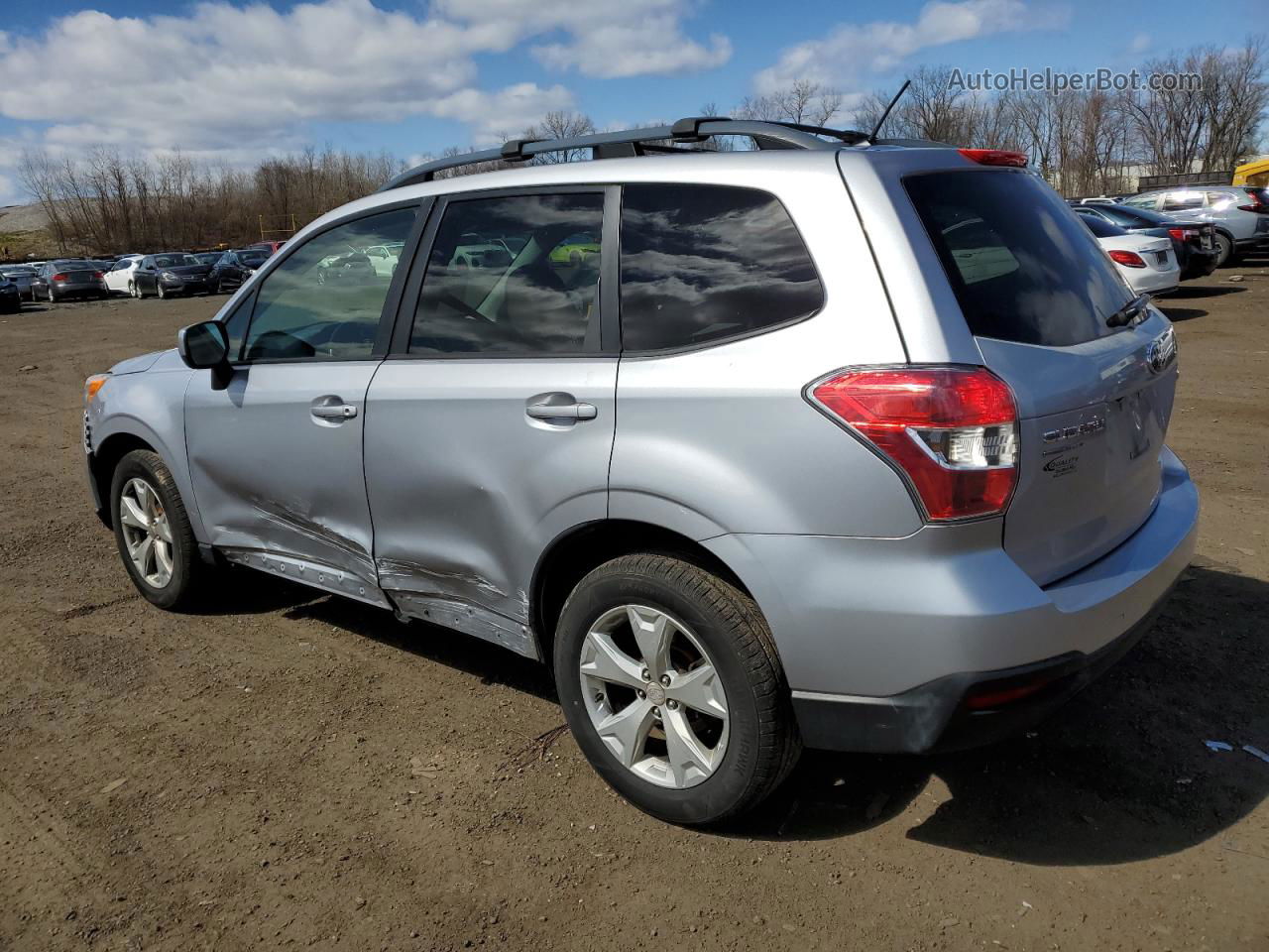 2015 Subaru Forester 2.5i Premium Silver vin: JF2SJADC3FH824537