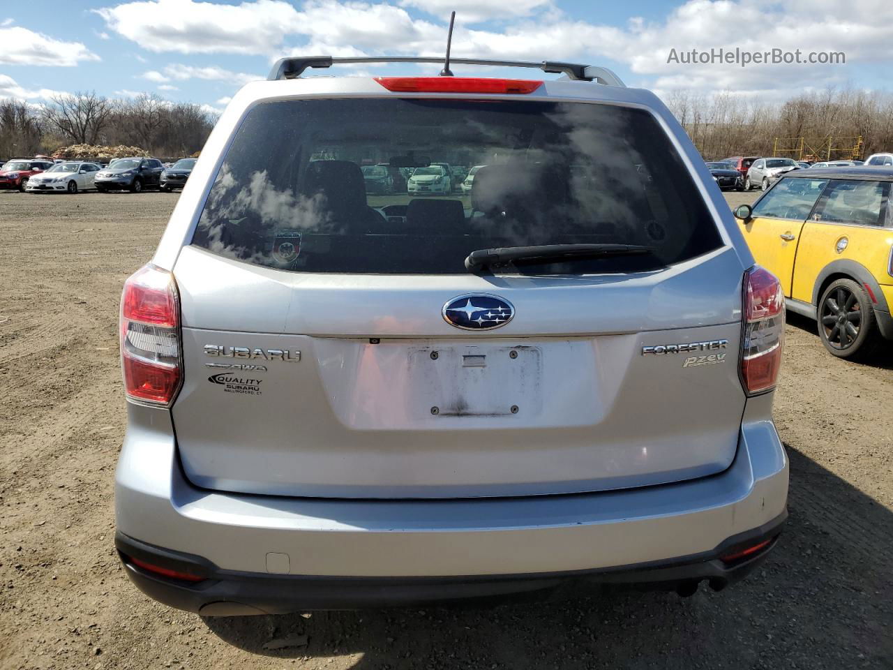 2015 Subaru Forester 2.5i Premium Silver vin: JF2SJADC3FH824537