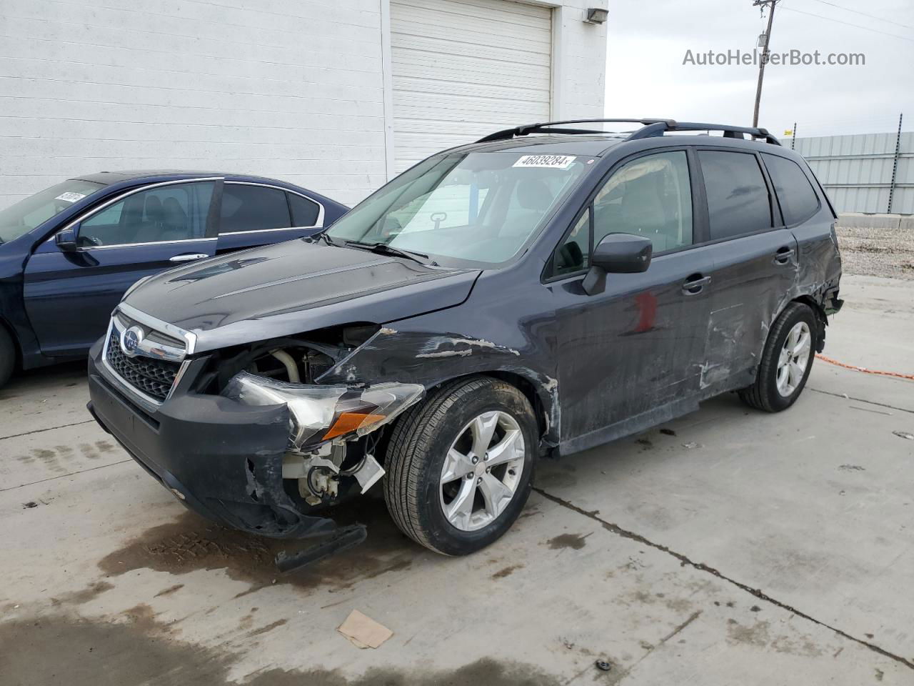 2016 Subaru Forester 2.5i Premium Charcoal vin: JF2SJADC3GH474747