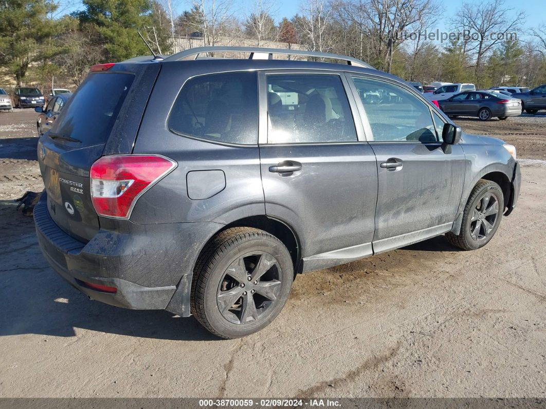 2015 Subaru Forester 2.5i Premium Gray vin: JF2SJADC4FH438452