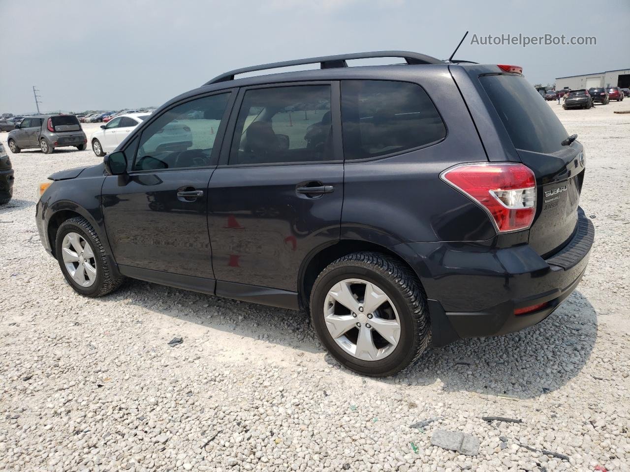 2015 Subaru Forester 2.5i Premium Серый vin: JF2SJADC4FH453498