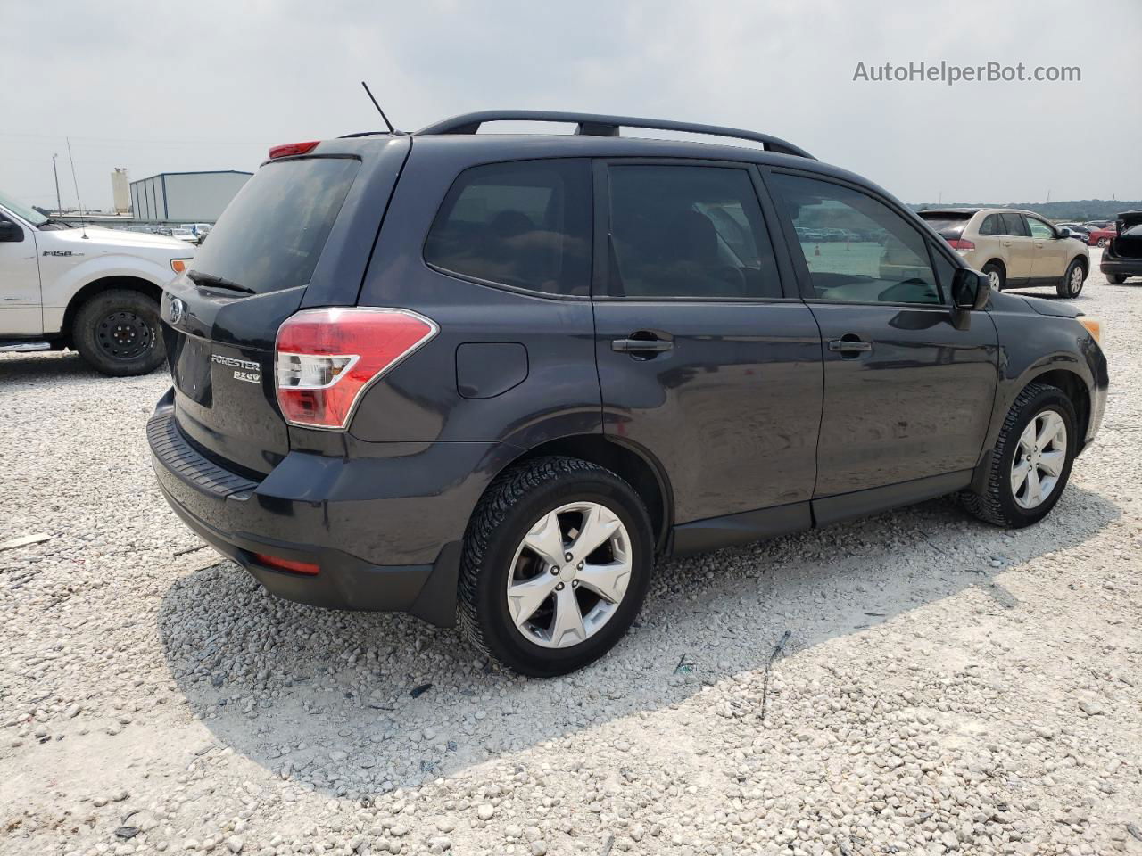 2015 Subaru Forester 2.5i Premium Gray vin: JF2SJADC4FH453498