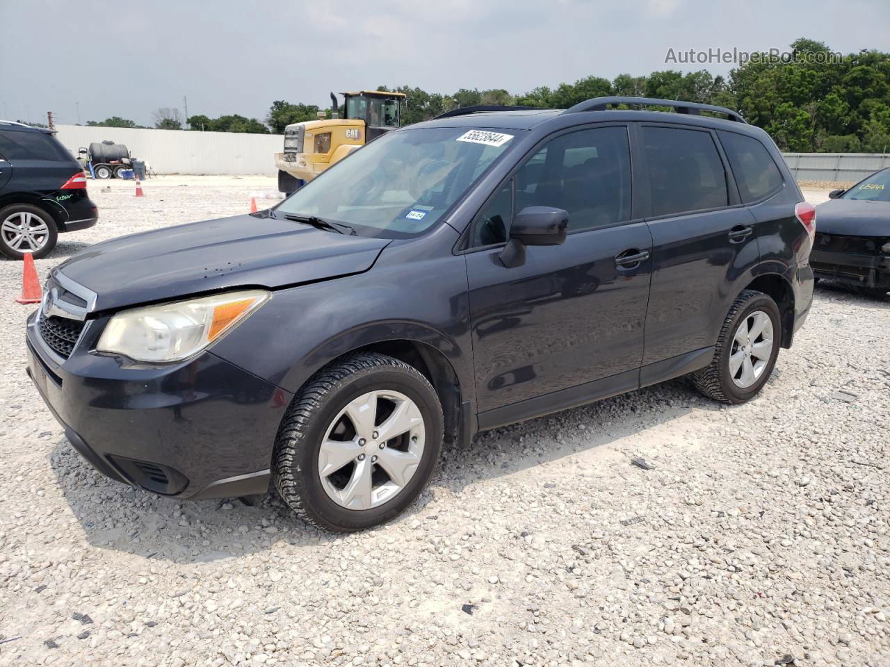 2015 Subaru Forester 2.5i Premium Gray vin: JF2SJADC4FH453498