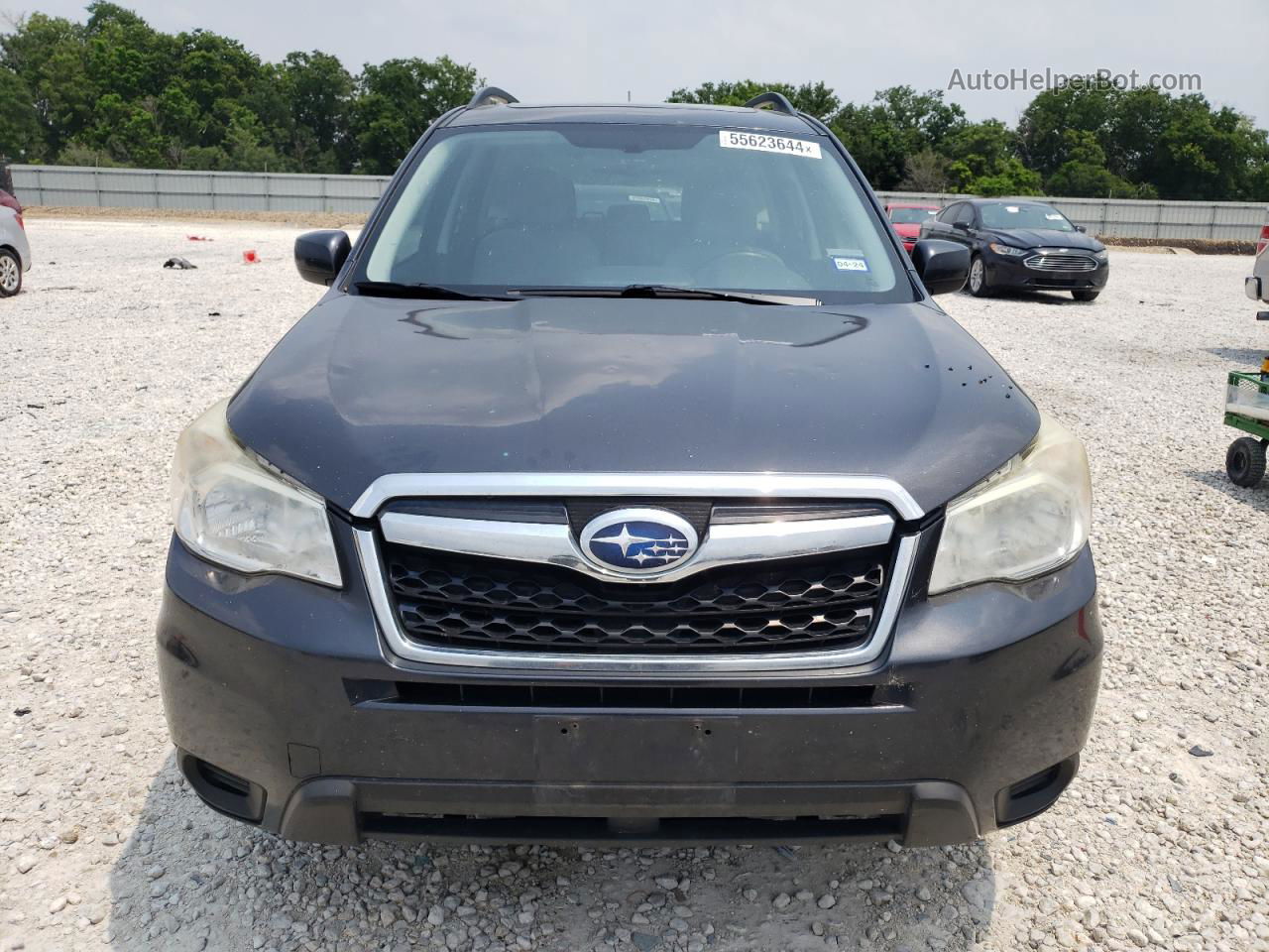 2015 Subaru Forester 2.5i Premium Gray vin: JF2SJADC4FH453498