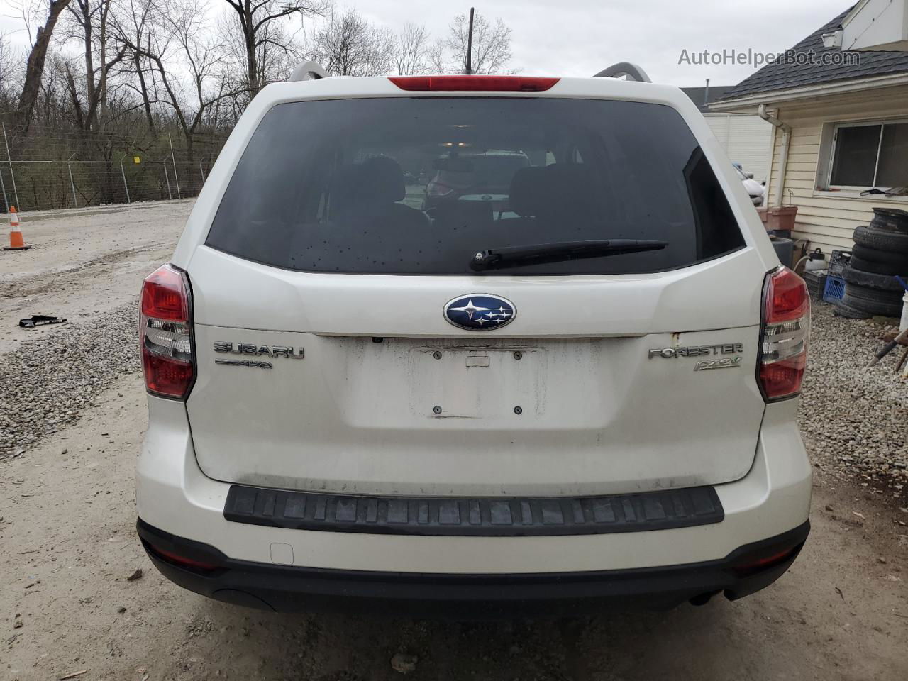 2015 Subaru Forester 2.5i Premium Белый vin: JF2SJADC4FH482354