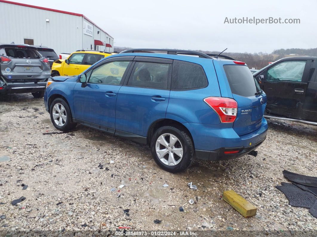 2015 Subaru Forester 2.5i Premium Синий vin: JF2SJADC4FH520147