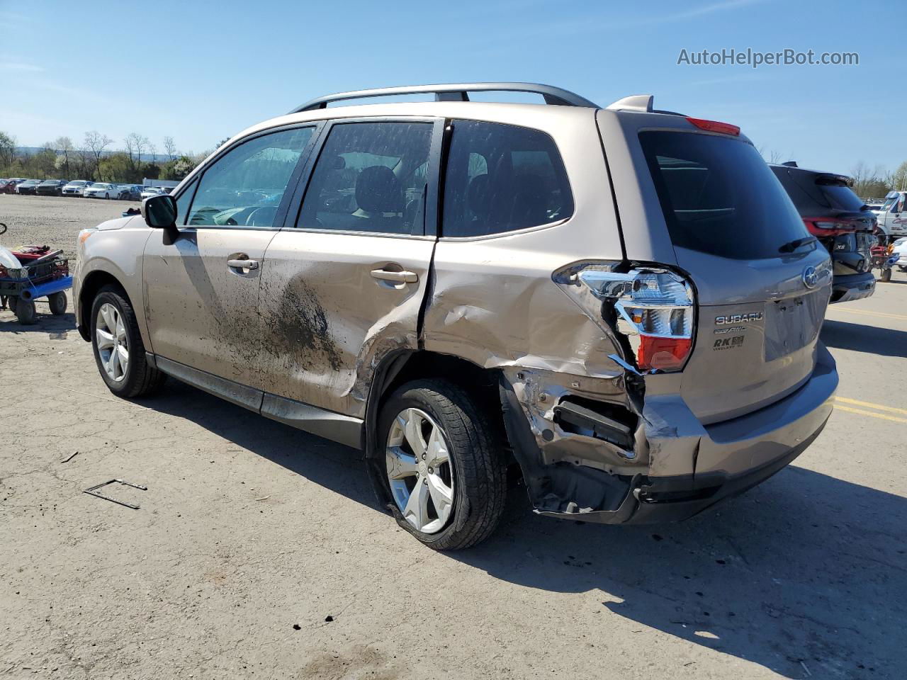 2016 Subaru Forester 2.5i Premium Tan vin: JF2SJADC4GH401029