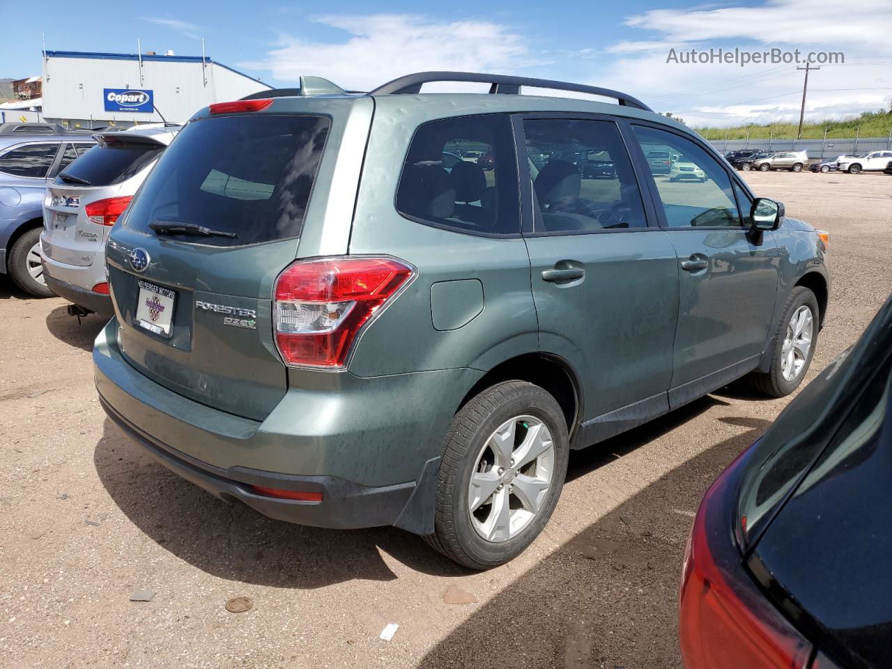 2016 Subaru Forester 2.5i Premium Green vin: JF2SJADC4GH434077