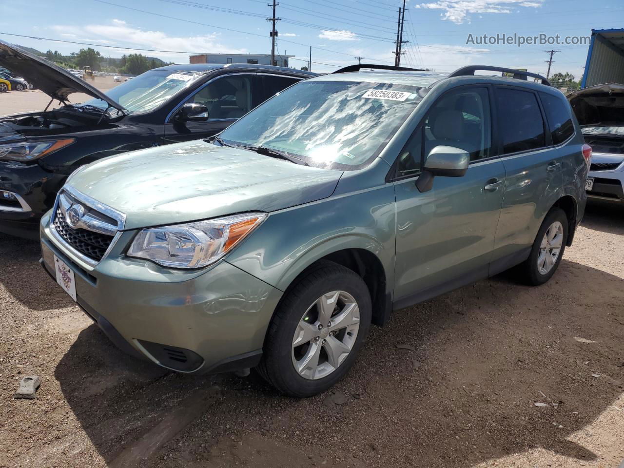 2016 Subaru Forester 2.5i Premium Green vin: JF2SJADC4GH434077