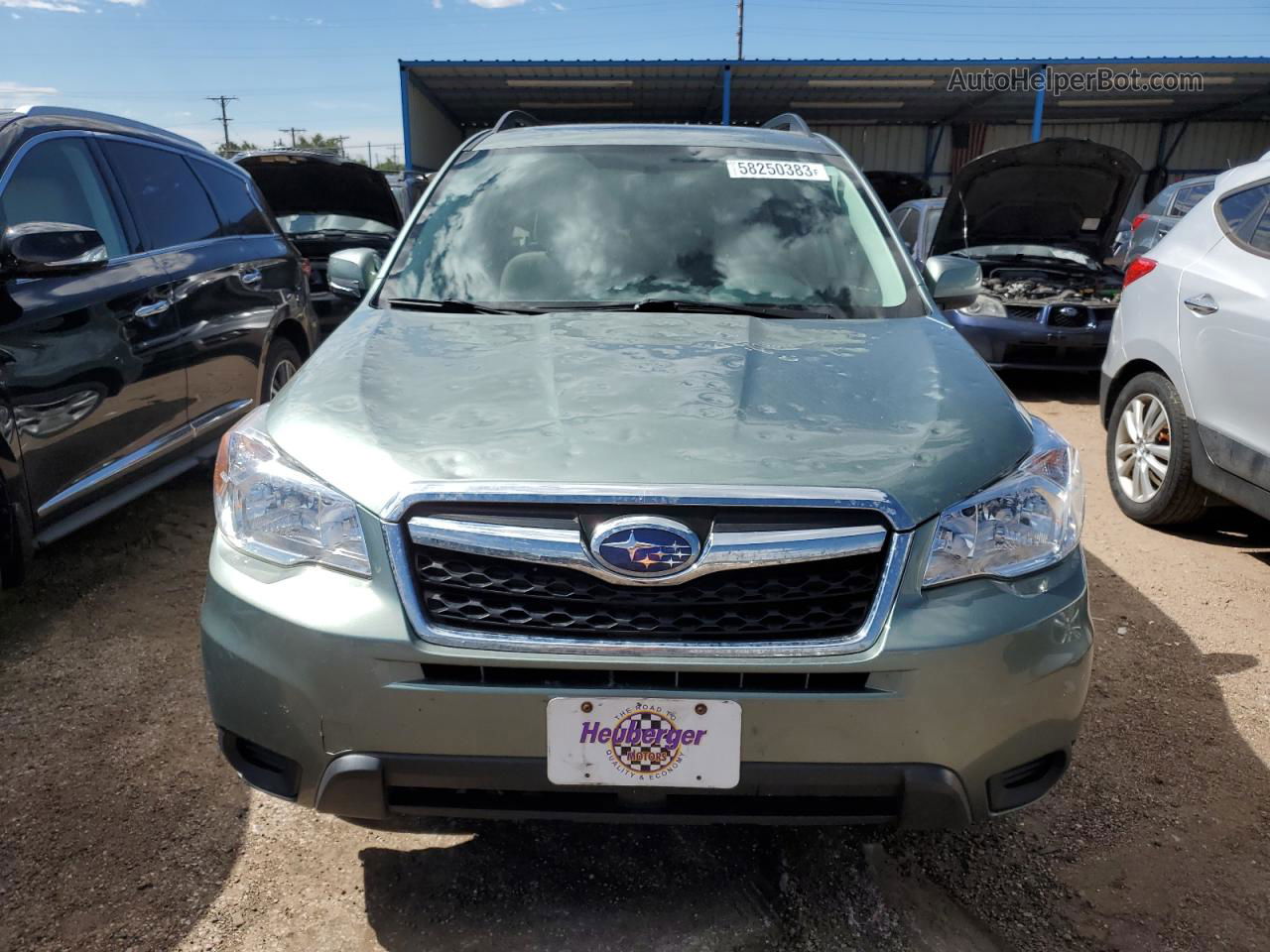 2016 Subaru Forester 2.5i Premium Green vin: JF2SJADC4GH434077