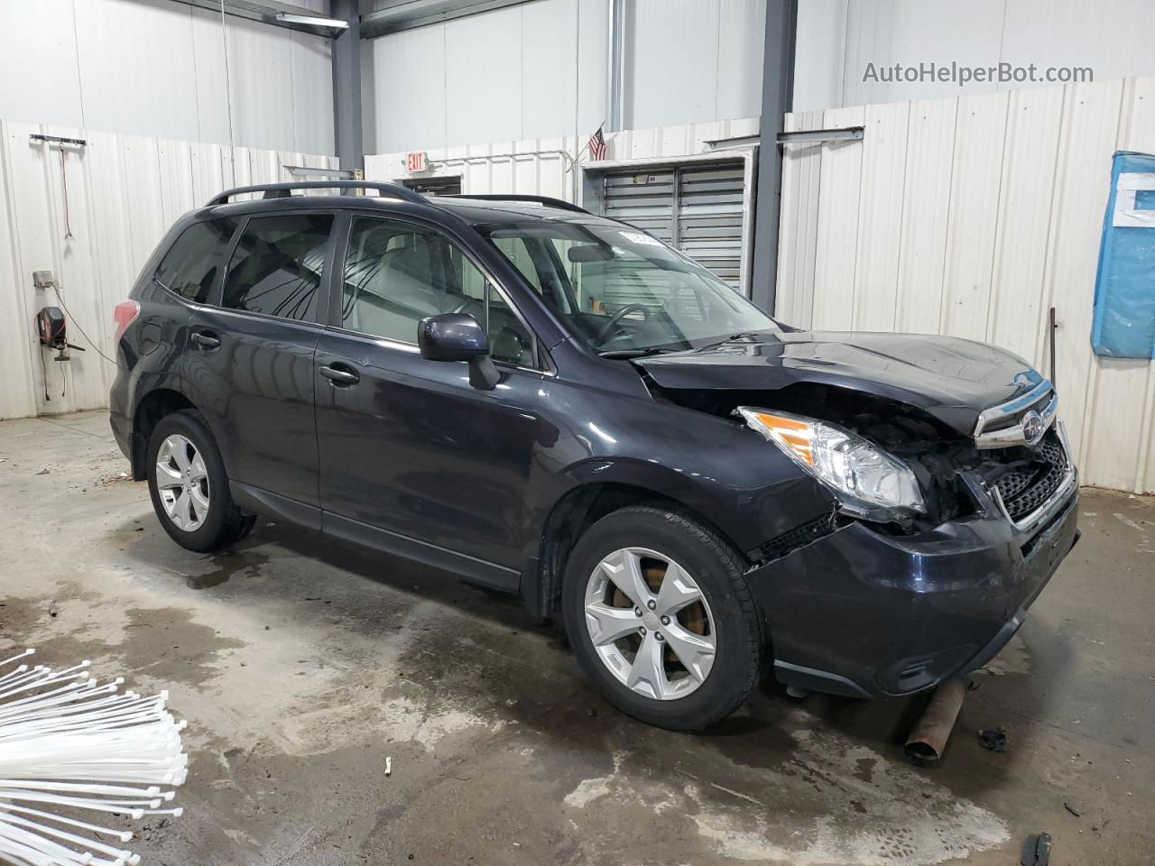 2016 Subaru Forester 2.5i Premium Черный vin: JF2SJADC4GH471596