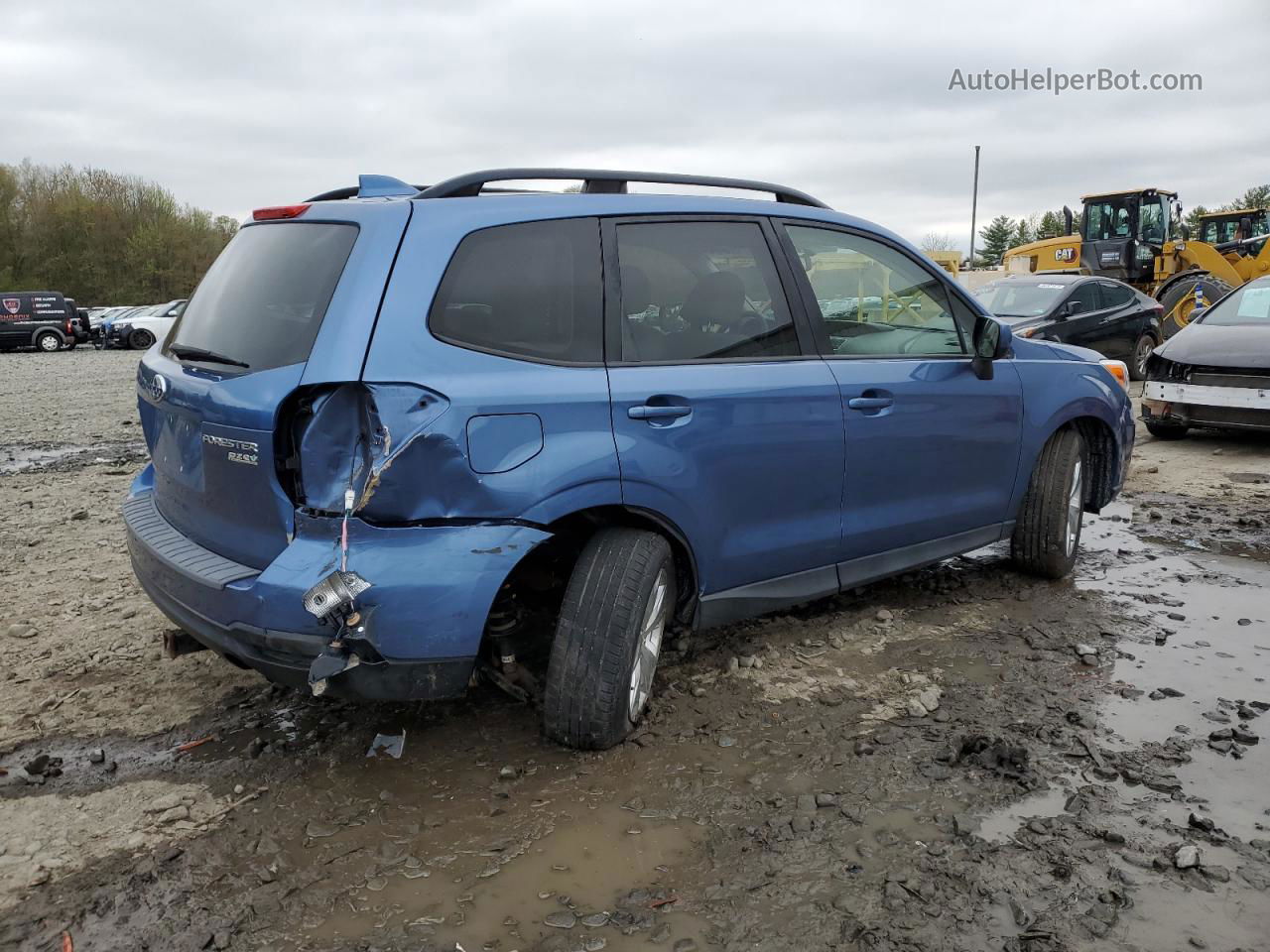 2016 Subaru Forester 2.5i Premium Blue vin: JF2SJADC4GH484493