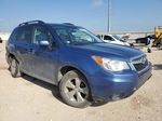 2016 Subaru Forester 2.5i Premium Blue vin: JF2SJADC4GH488186