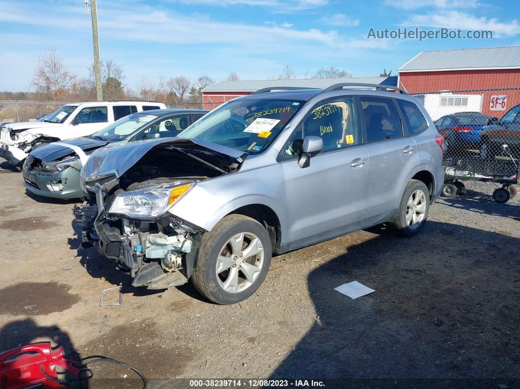 2016 Subaru Forester 2.5i Premium Серебряный vin: JF2SJADC4GH508632