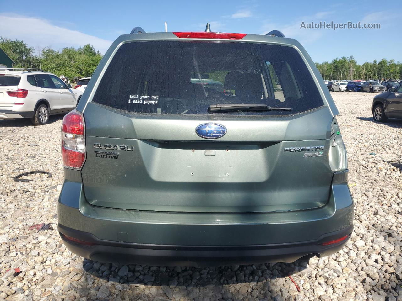 2016 Subaru Forester 2.5i Premium Green vin: JF2SJADC4GH540027