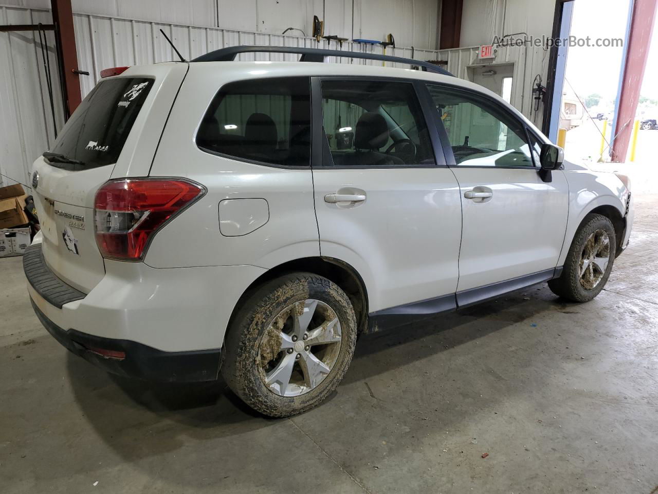 2015 Subaru Forester 2.5i Premium Белый vin: JF2SJADC5FH509576