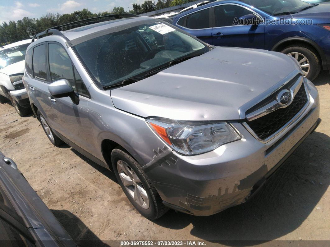 2016 Subaru Forester 2.5i Premium Серебряный vin: JF2SJADC5GH405638