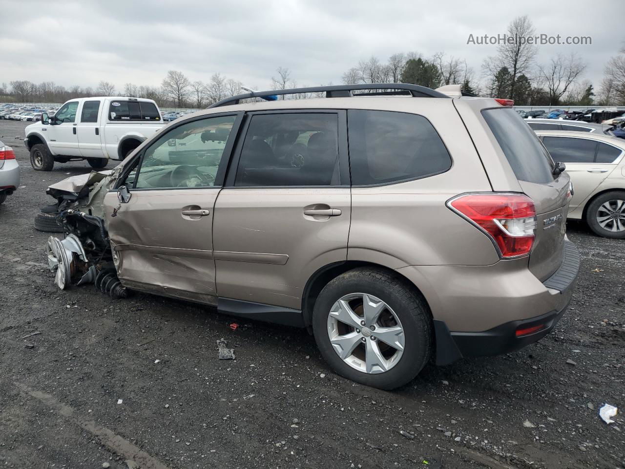 2016 Subaru Forester 2.5i Premium Желто-коричневый vin: JF2SJADC5GH521549