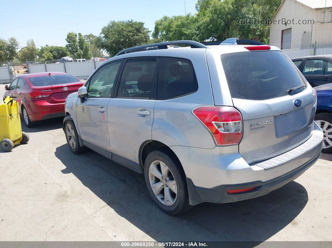 2016 Subaru Forester 2.5i Premium Silver vin: JF2SJADC5GH544670