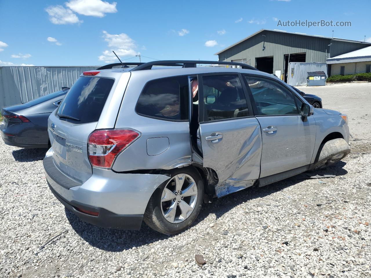 2015 Subaru Forester 2.5i Premium Серебряный vin: JF2SJADC6FH453261