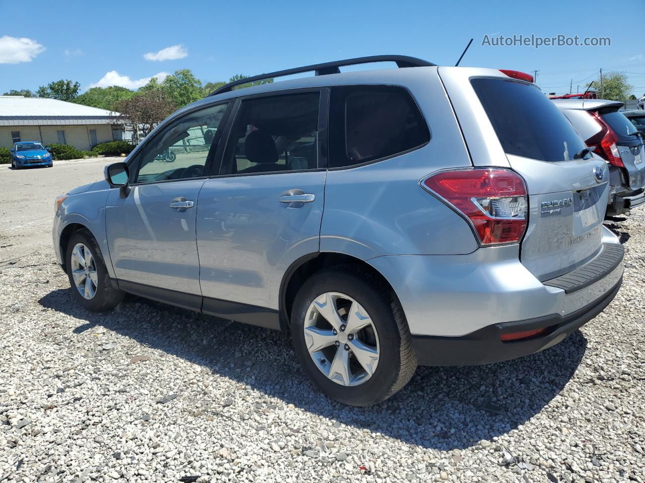 2015 Subaru Forester 2.5i Premium Серебряный vin: JF2SJADC6FH453261