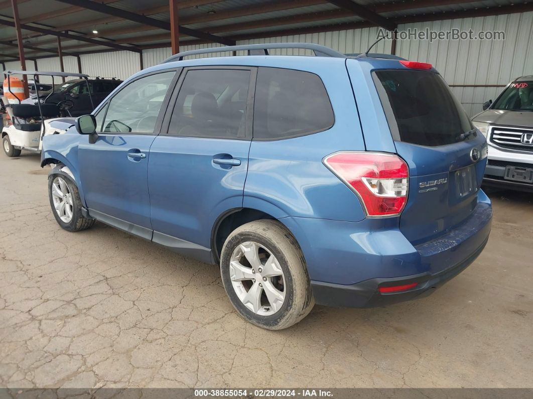 2015 Subaru Forester 2.5i Premium Blue vin: JF2SJADC6FH493789