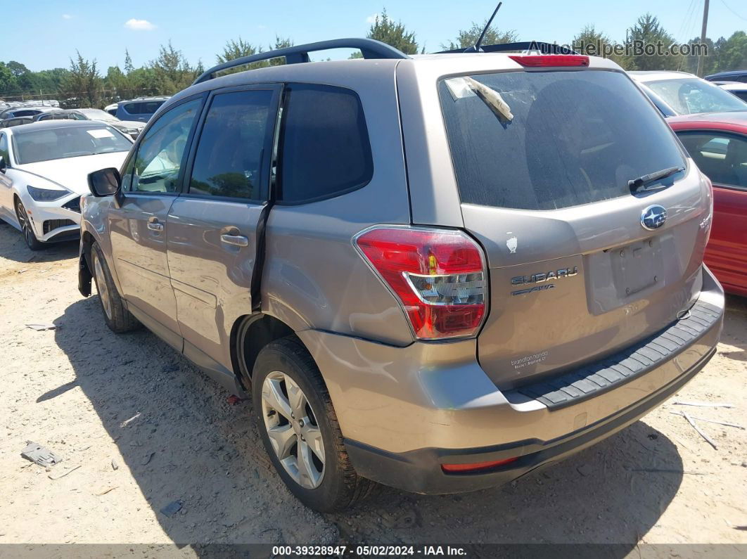 2015 Subaru Forester 2.5i Premium Золотой vin: JF2SJADC6FH584898