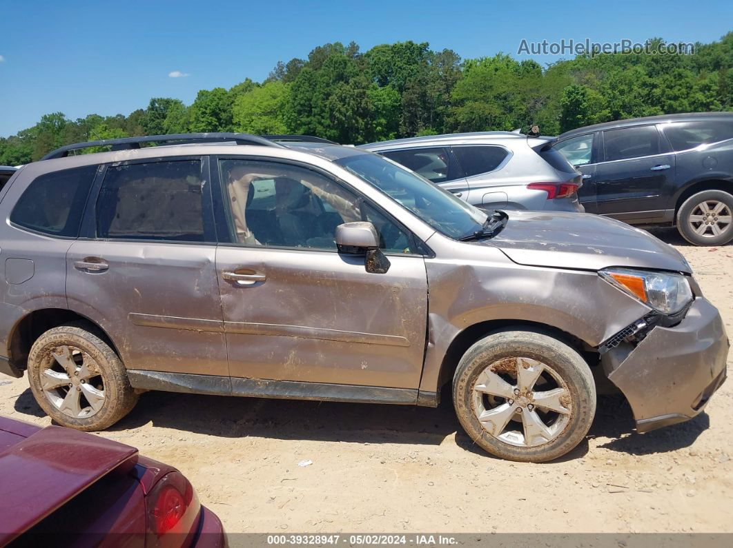 2015 Subaru Forester 2.5i Premium Золотой vin: JF2SJADC6FH584898