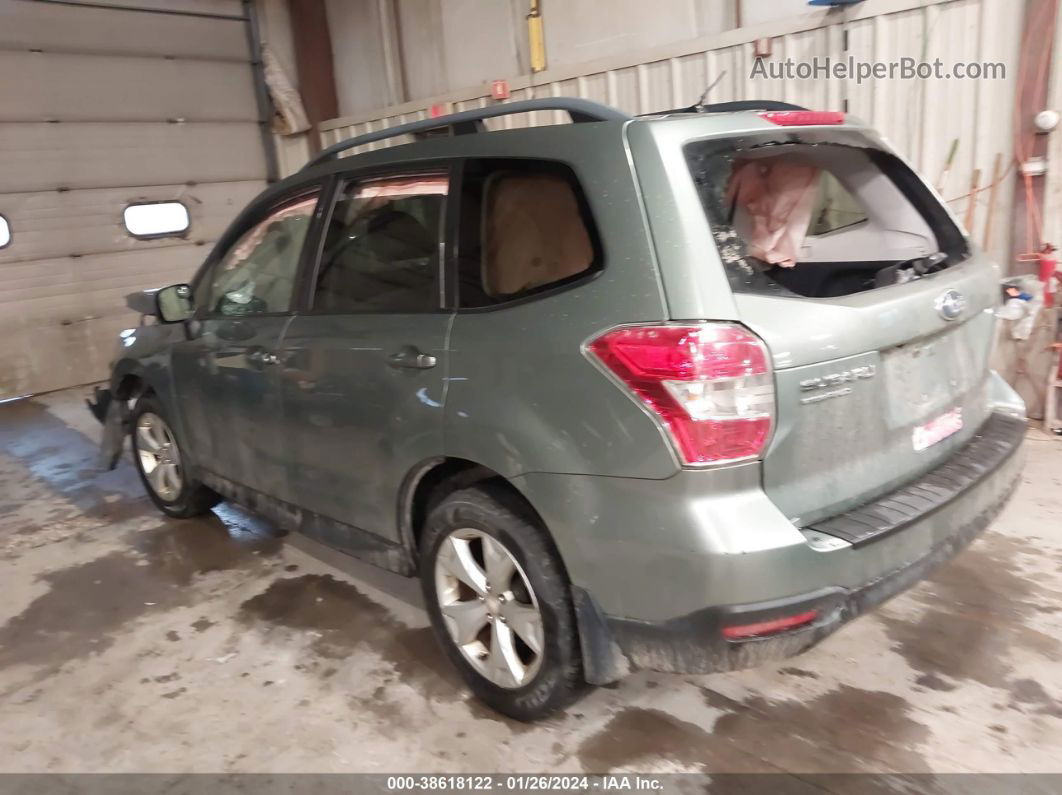 2015 Subaru Forester 2.5i Premium Green vin: JF2SJADC6FH593035