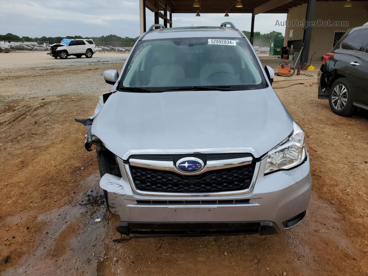 2016 Subaru Forester 2.5i Premium Silver vin: JF2SJADC6GH425476