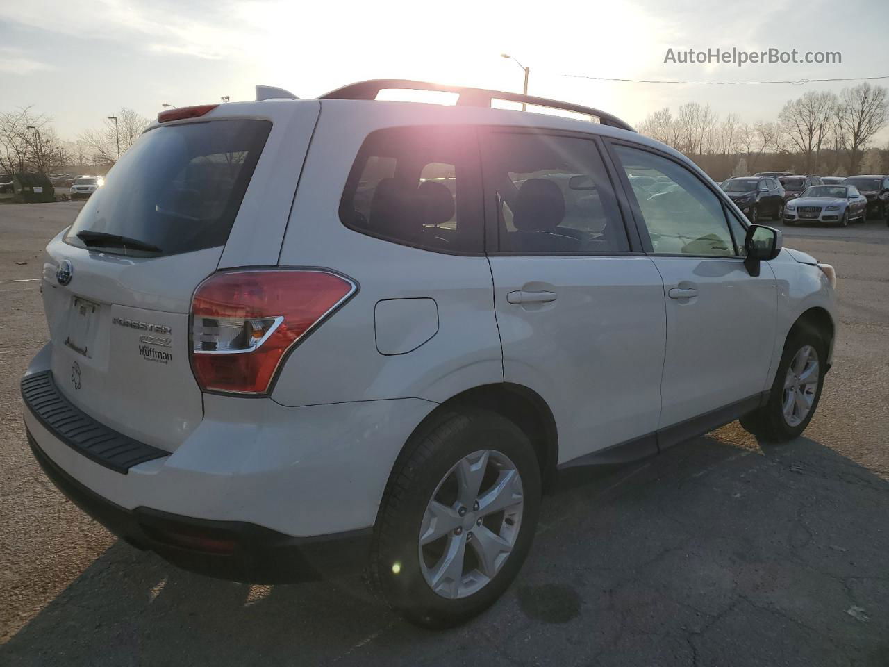 2016 Subaru Forester 2.5i Premium White vin: JF2SJADC6GH470241