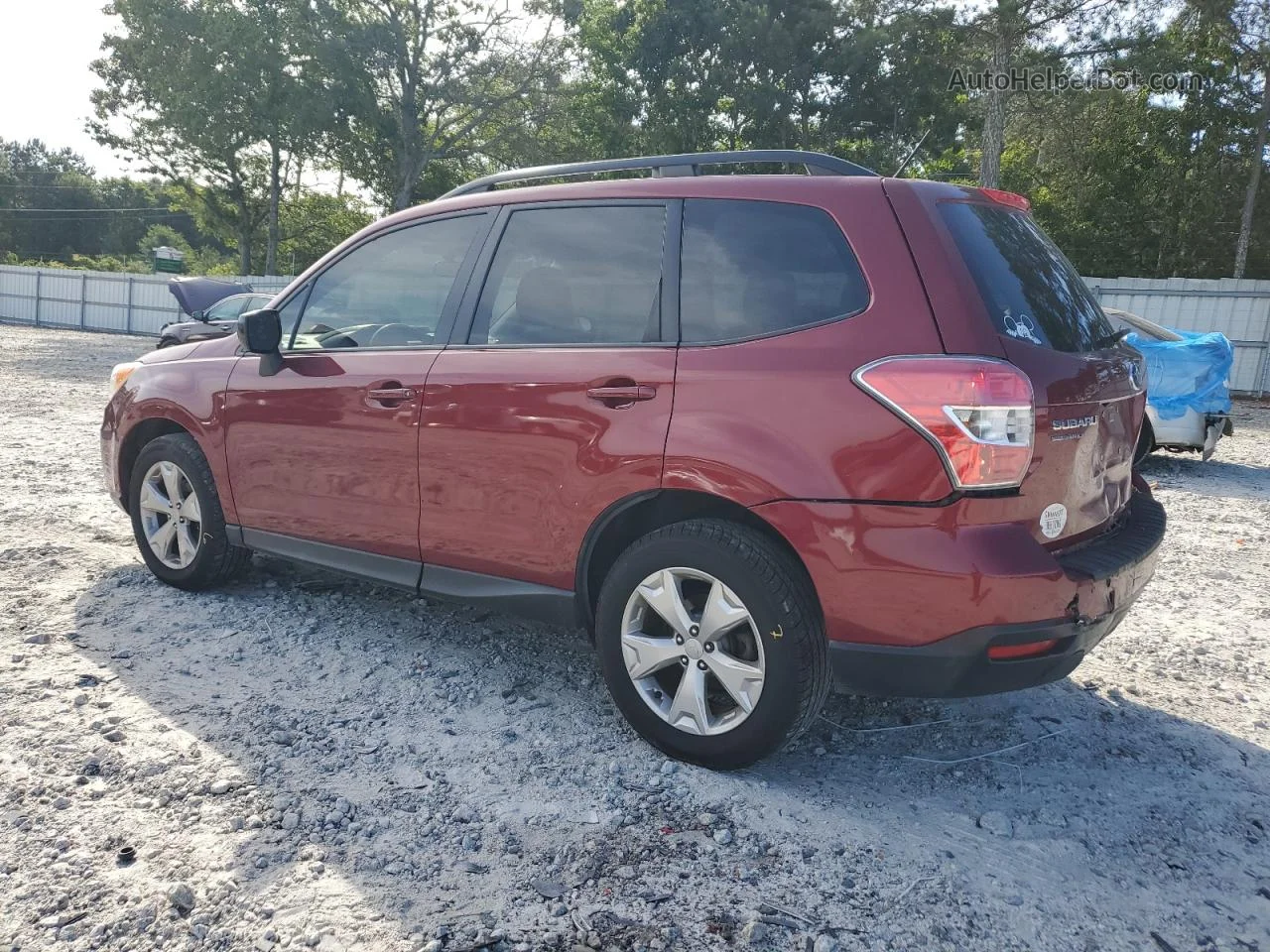 2015 Subaru Forester 2.5i Premium Maroon vin: JF2SJADC7FH468934