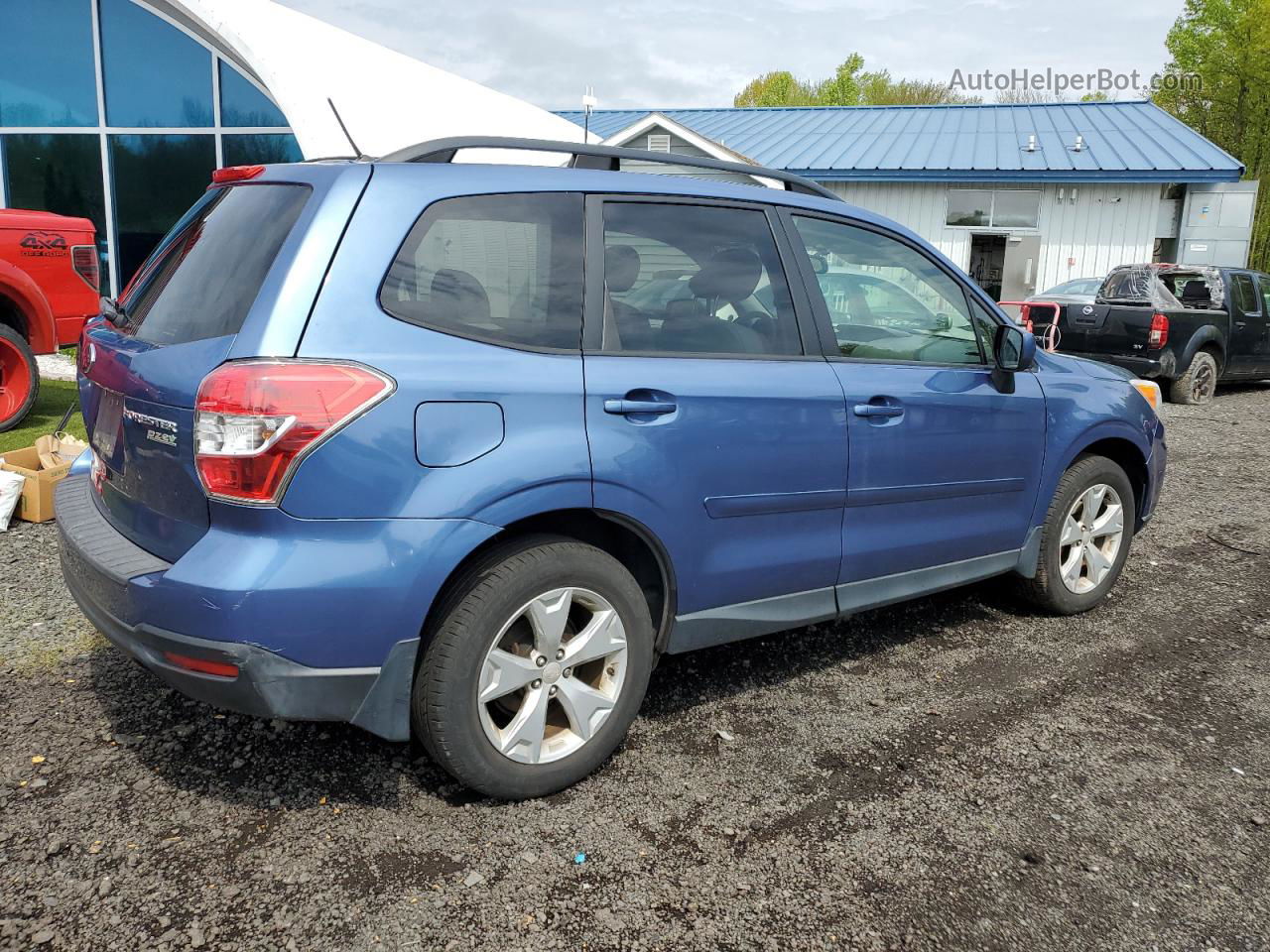 2015 Subaru Forester 2.5i Premium Синий vin: JF2SJADC7FH558665