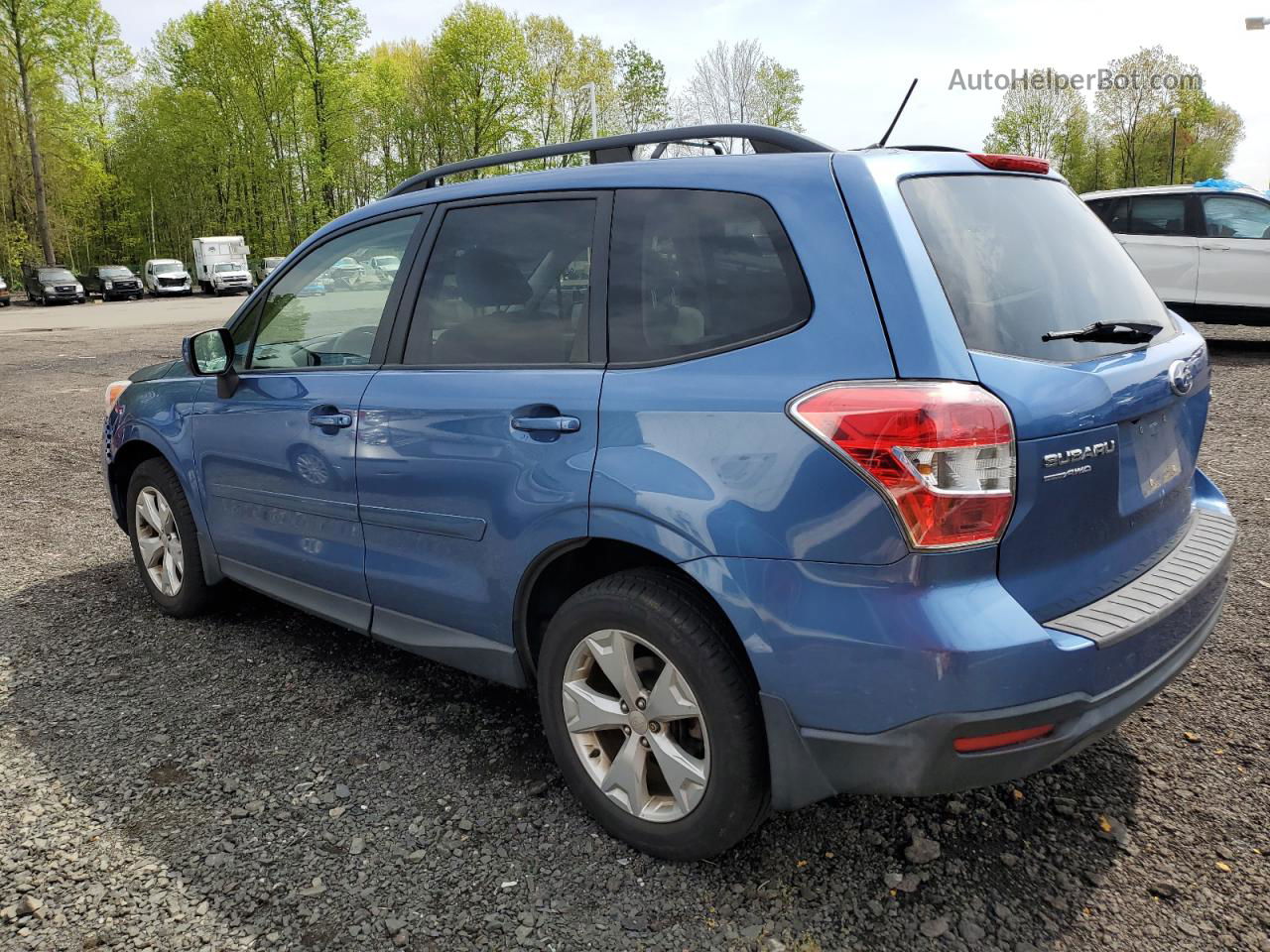 2015 Subaru Forester 2.5i Premium Синий vin: JF2SJADC7FH558665