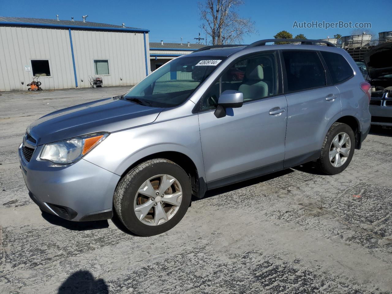 2016 Subaru Forester 2.5i Premium Gray vin: JF2SJADC7GH455635