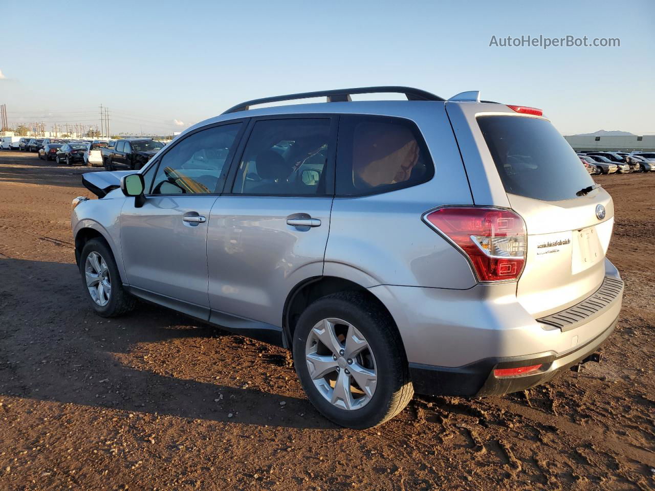 2016 Subaru Forester 2.5i Premium Silver vin: JF2SJADC7GH491390