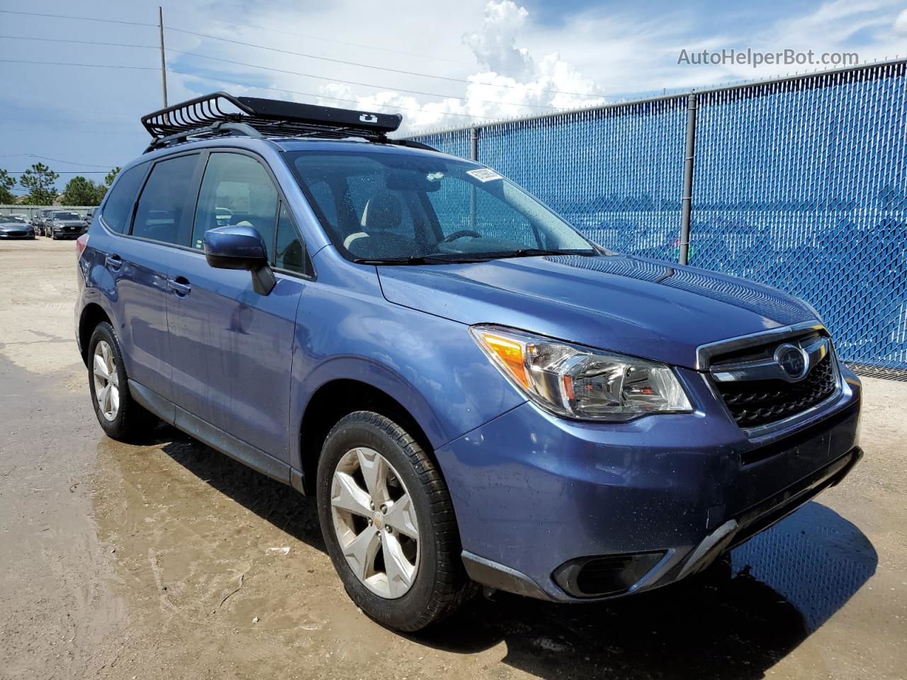 2016 Subaru Forester 2.5i Premium Blue vin: JF2SJADC7GH507345