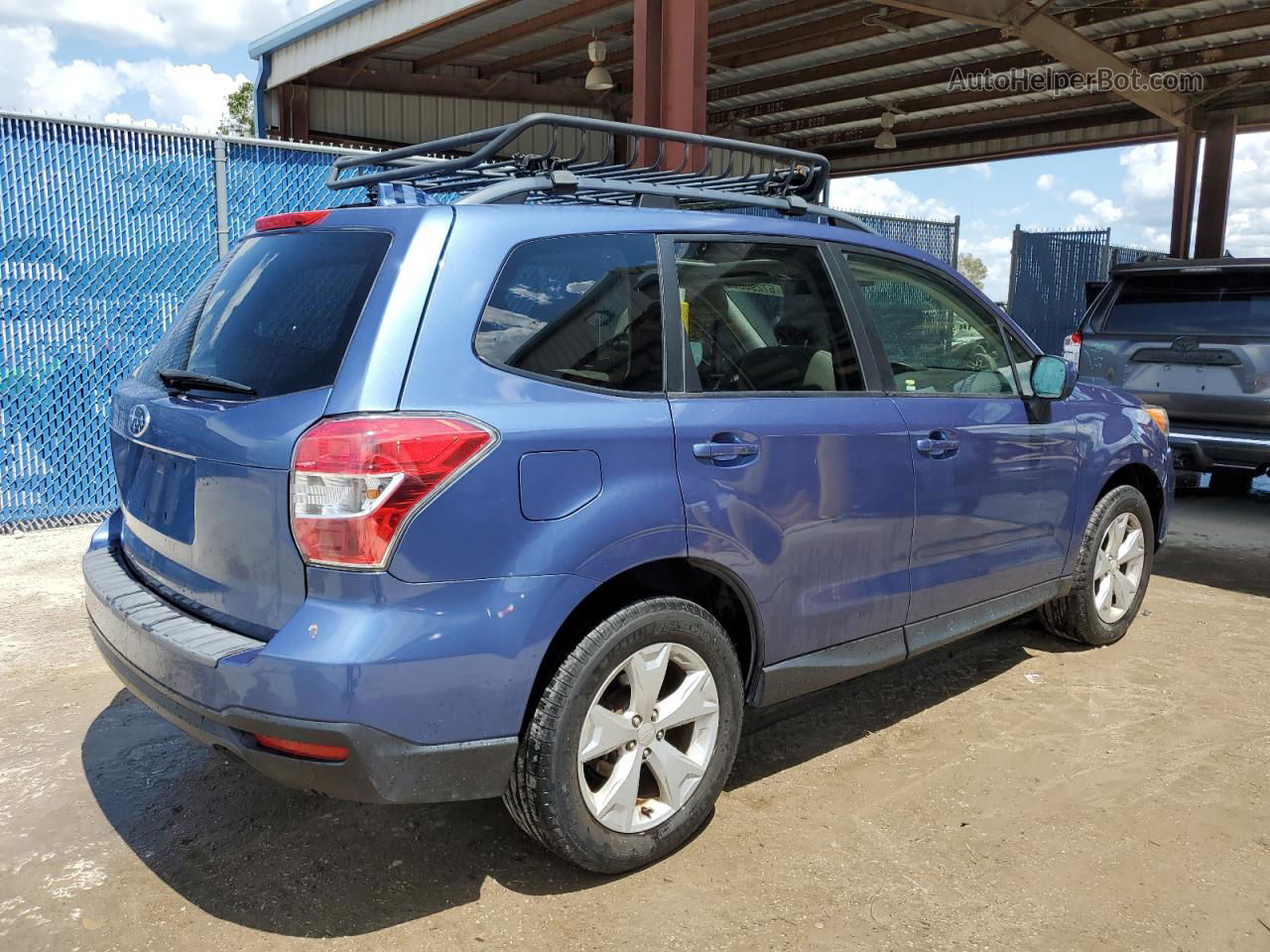 2016 Subaru Forester 2.5i Premium Blue vin: JF2SJADC7GH507345