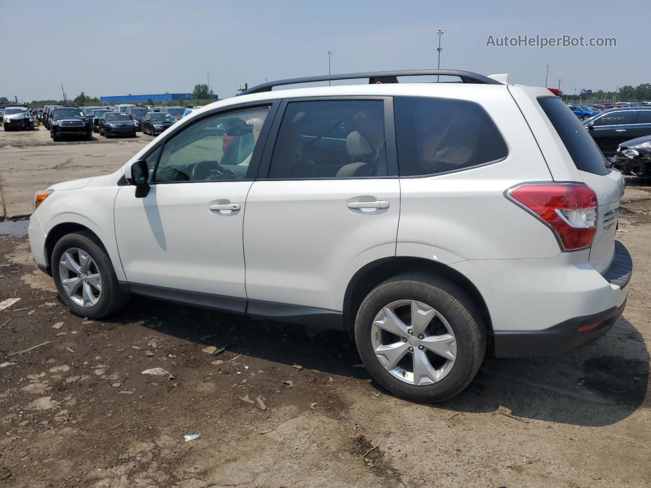 2016 Subaru Forester 2.5i Premium White vin: JF2SJADC7GH511217