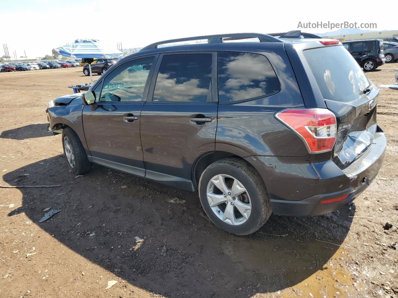 2016 Subaru Forester 2.5i Premium Gray vin: JF2SJADC7GH530169