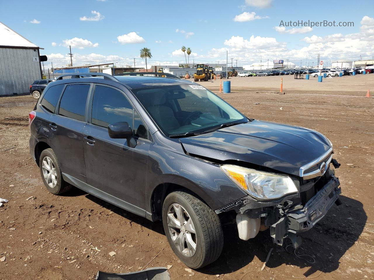 2016 Subaru Forester 2.5i Premium Серый vin: JF2SJADC7GH530169