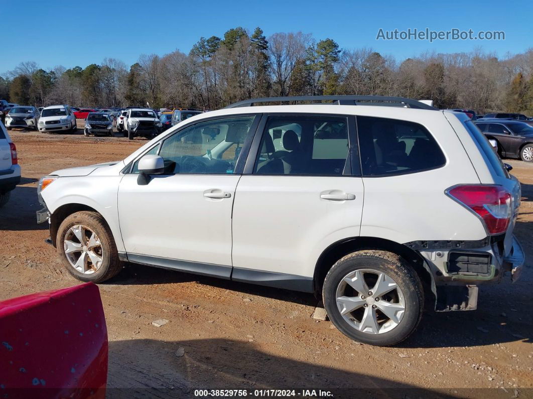 2016 Subaru Forester 2.5i Premium White vin: JF2SJADC7GH547814