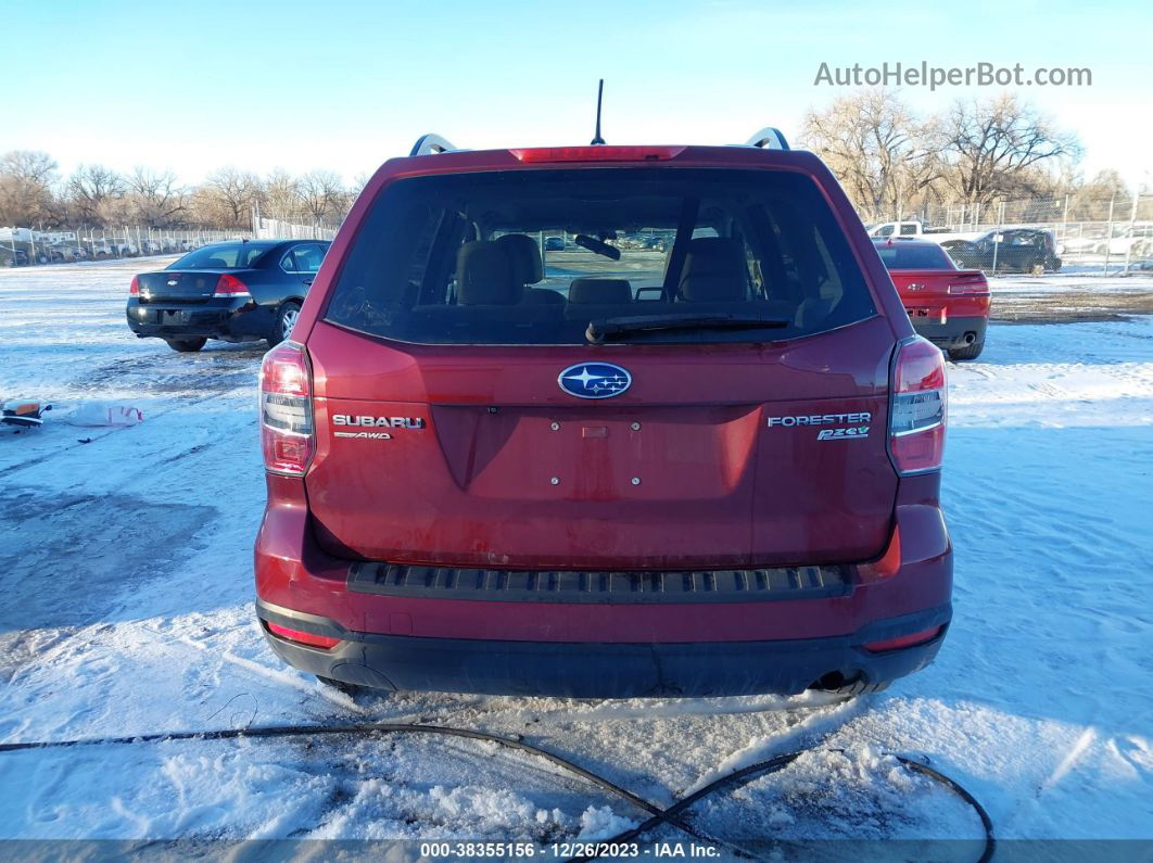 2015 Subaru Forester 2.5i Premium Red vin: JF2SJADC8FH450121