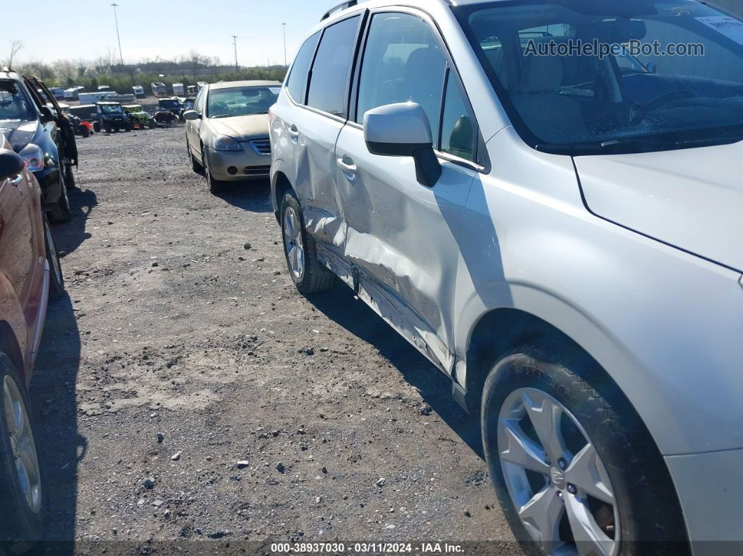 2015 Subaru Forester 2.5i Premium White vin: JF2SJADC8FH510334