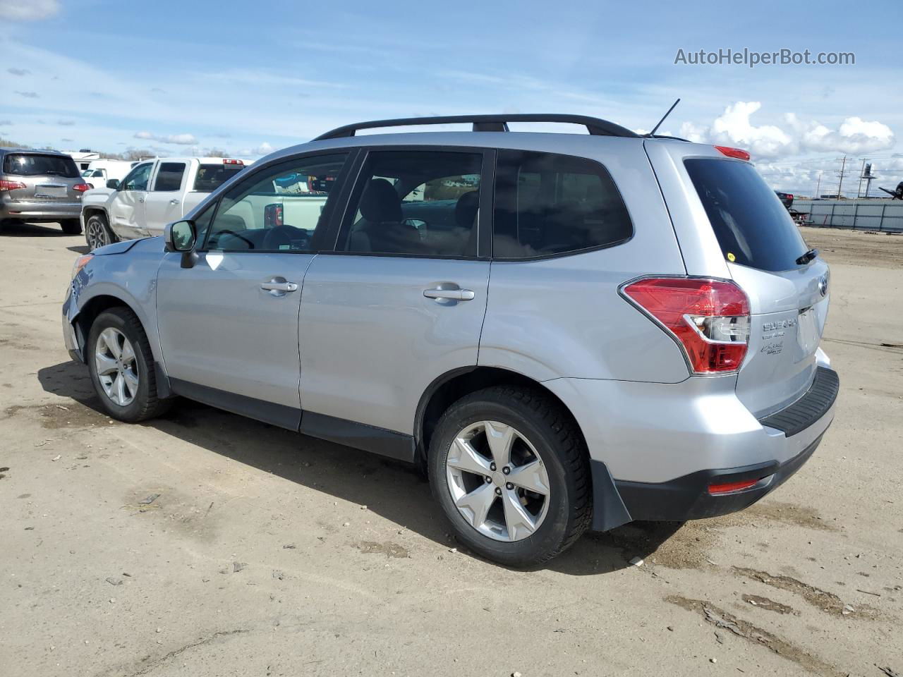 2015 Subaru Forester 2.5i Premium Silver vin: JF2SJADC8FH831919