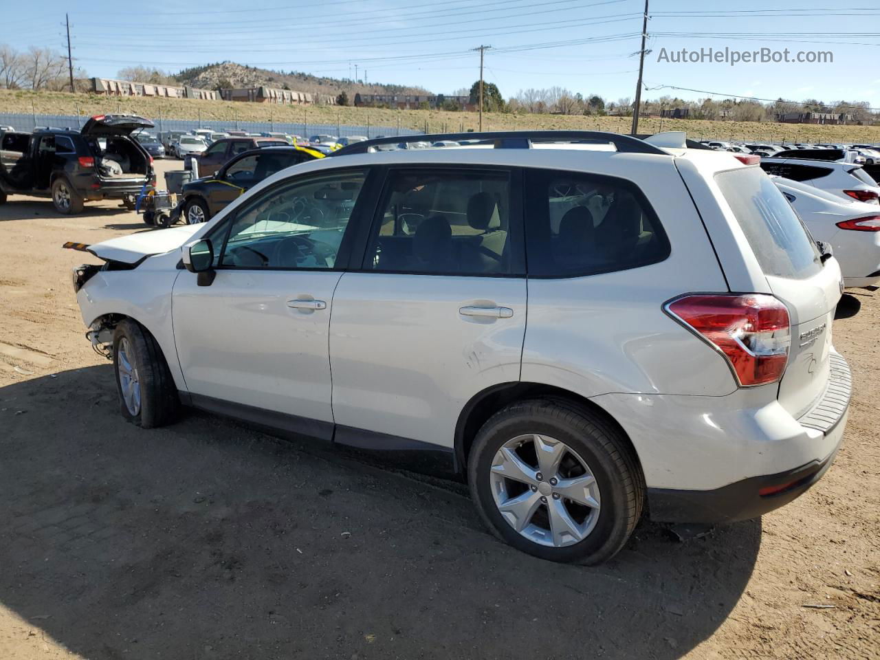 2016 Subaru Forester 2.5i Premium White vin: JF2SJADC8GH478101