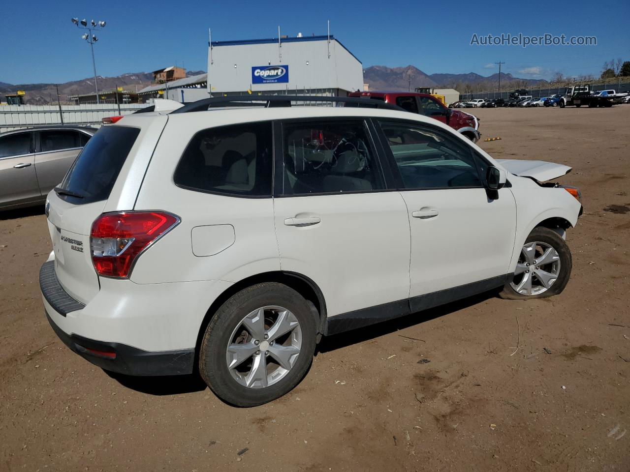 2016 Subaru Forester 2.5i Premium White vin: JF2SJADC8GH478101