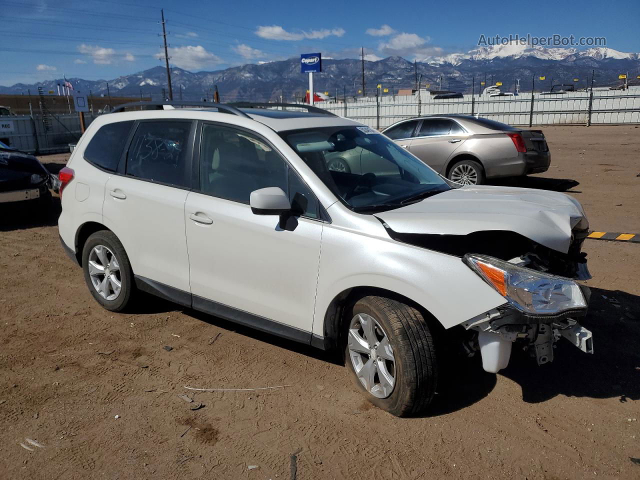 2016 Subaru Forester 2.5i Premium Белый vin: JF2SJADC8GH478101