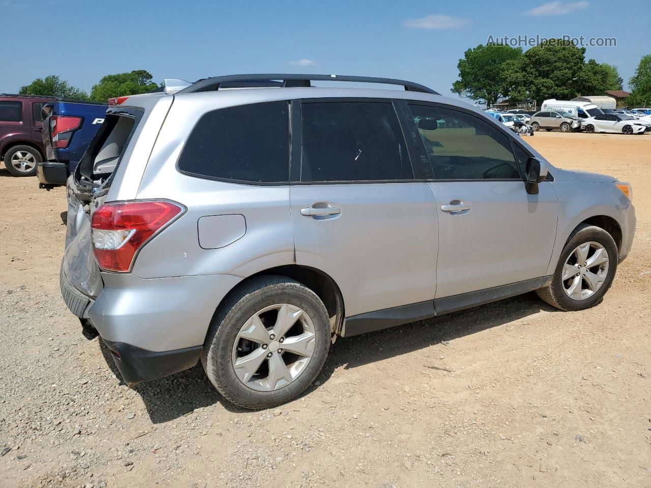 2016 Subaru Forester 2.5i Premium Silver vin: JF2SJADC8GH497182